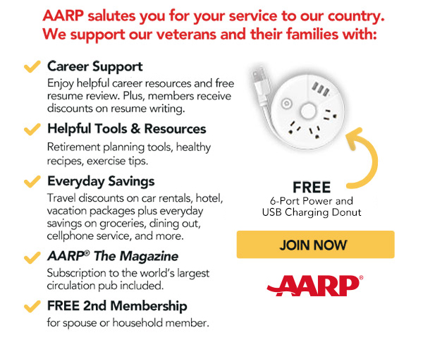 AARP salutes you for your service to our country. We support our veterans and their families with Career Support Learn about age-proofing your resume. Enjoy helpful career resources and free resume review. Plus, members receive discounts on resume writing. Career Support Learn about age-proofing your resume. Enjoy helpful career resources and free resume review. Plus, members receive discounts on resume writing.